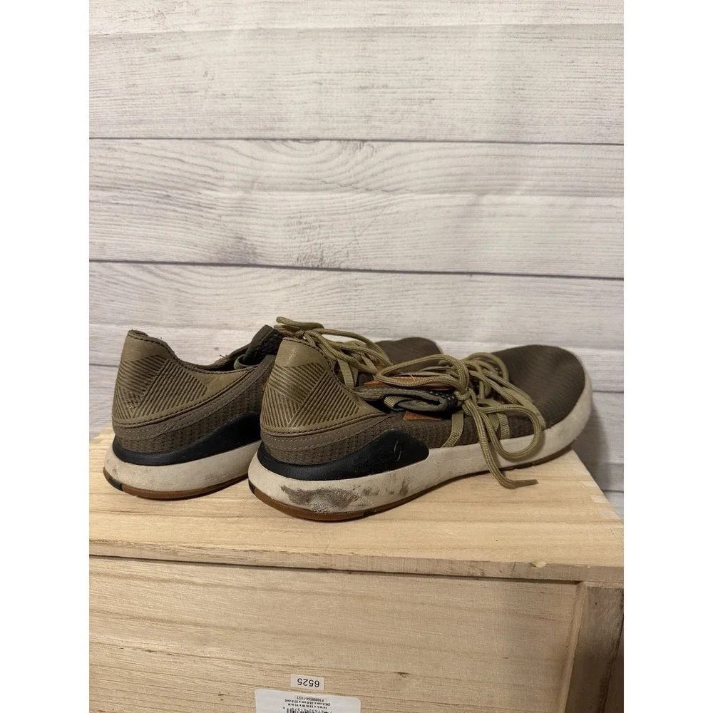 Olukai‎ Mio Li Sneakers Hunter Green Lava Rock Shoes 10440-HGLR Mens Size 9.5